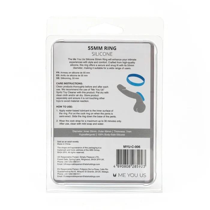 Me You Us Male Sex Toys Me You Us Silicone 55mm Ring