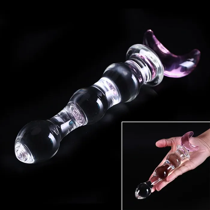 Sailor Wand Crystal Glass Dildo and Anal Plug Kinkstasy Anal