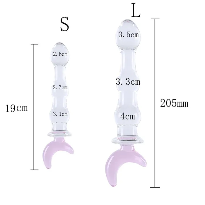 Sailor Wand Crystal Glass Dildo and Anal Plug Kinkstasy Anal