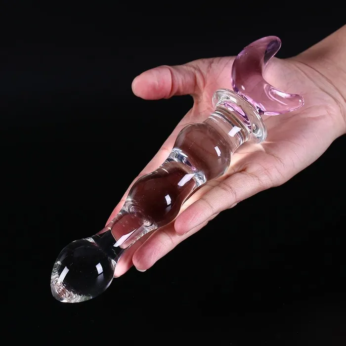 Sailor Wand Crystal Glass Dildo and Anal Plug Kinkstasy Anal